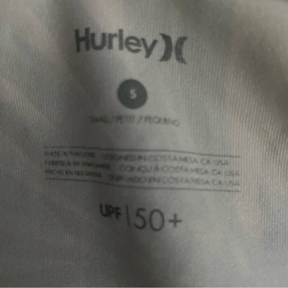 HURLEY Women's UPF 50+ Full-Zip Long-Sleeve Hoodie Floral Rashguard Sweater Sz S - Picture 3 of 7